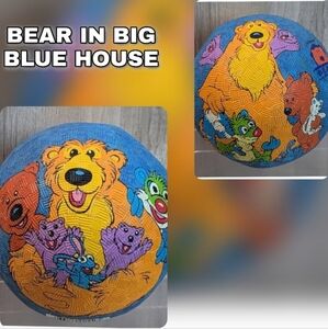 Bear In Big Blue House Playground Ball Vintage